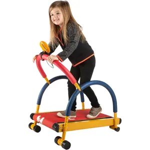 Kids Treadmill - Self Propelled Workout Tread Mill for Indoor Play Gym - Kids Exercise Equipment for Boys and Girls Ages 3 and up by Hey! Play! Trademark Global