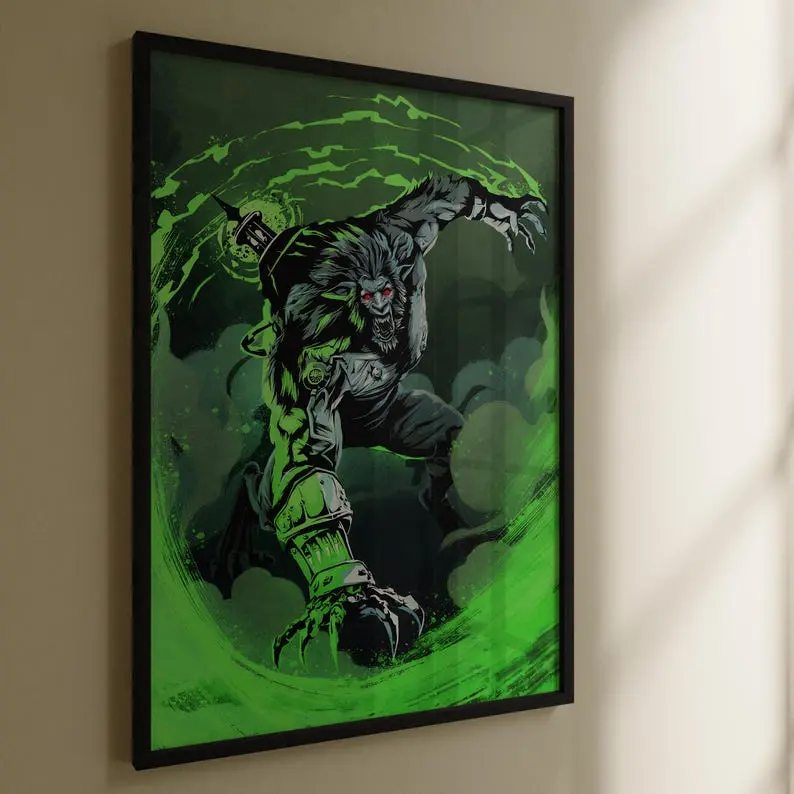 Arcane Posters - Digital Print Posters Set of 6, Arcane League Of Legends, Machine Herald, Viktor, Sevika, Zaun, Vi, Caitlyn - No Frame