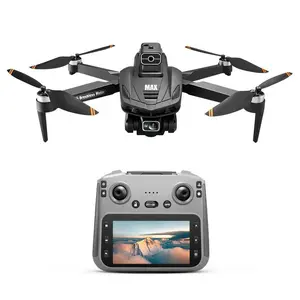 2026 5G Screen Controller Drone GPS Drone supports360° Rolling, Four-sided Obstacle Avoidance, Dual Cameras, Foldable Design, 2 Batteries, Gesture Control,200m Range & 200m Altitude, Modern Drone Design,One Click fly / Return for Amateur player Quadcopter