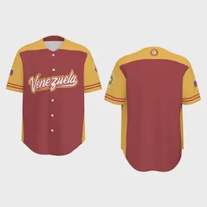 2025 Venezuela Baseball Clasico Mundial Away Jersey Replica - Official Team Shirt