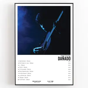 Ivan Cornejo - Dañado Album Cover Poster Music Poster