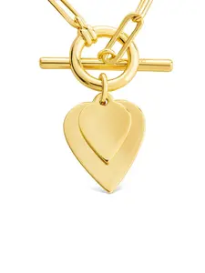Gitte Heart Toggle Necklace