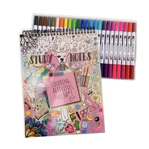 The Coloring Activities and Sh*t Book Plus Dual Tip Marker Bundle | aba | bcba Exam | Applied Behavior Analysis | RBT | SNABA|PEN