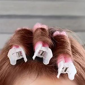 2Pcs Air Bangs, Hair Roots, Fluffy Clips, Forehead, Hair, Styling Artifact，Bangs Hair Root Fluffy Lazy Hair Clips Hair Top Styling Hairpins Hair Rollers Bangs Curling Barrel Hair Clips Curlers Tools Precise Curling