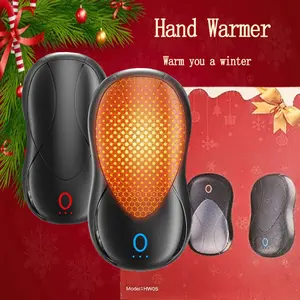 Hand Warmers Rechargeable 2 Pack ,Electric Hand Warmers,10000mAh Magnetic Hand Warmers,Smart Chips 20Hrs Long Heating,Reusable Portable Pocket Heater, Gifts for Christmas,Outdoor,Camping Accessories