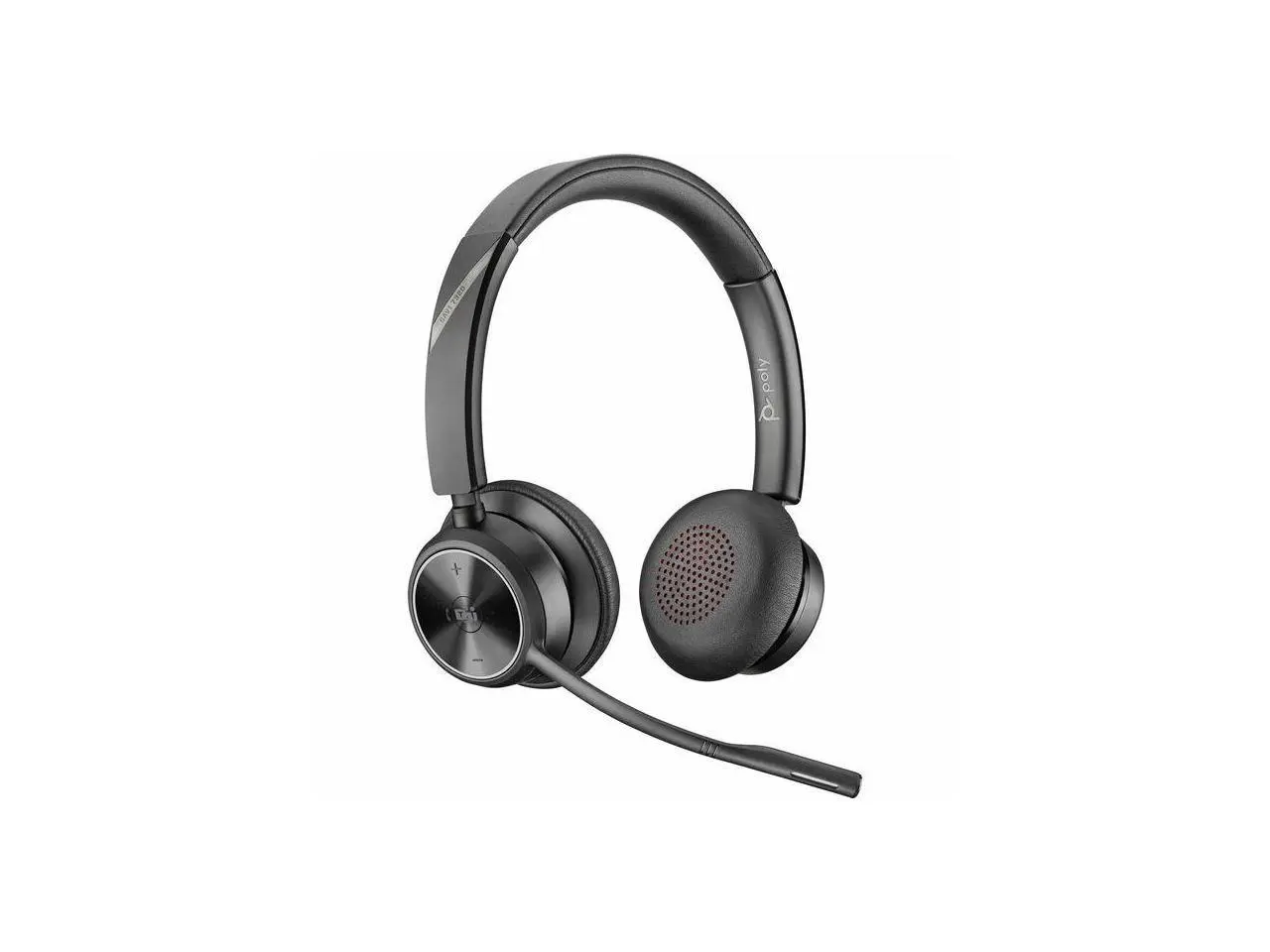 Poly Savi 7300 Office 7320 Headset - Stereo - Wireless - DECT 6.0 - 590 ft - 20 Hz - 20 kHz - Over-the-head - Binaural - Ear-cup - Noise Cancelling Microphone