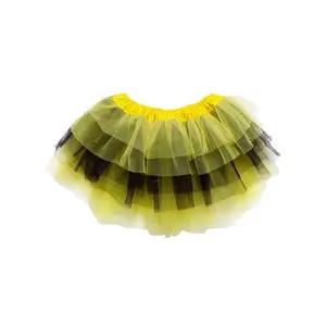 Yellow and Black 6 Layer Tutu Skirt Costume for Girls, Women, Plus