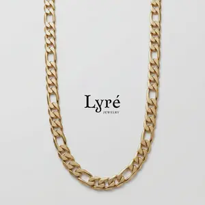 Rocco 12mm Figaro Chain Necklace