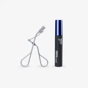 Sarelly Kit Mascara Waterproof & Extra Wide Opening Lash Curler for Stubborn Lashes with 2 Soft Silicone Pads