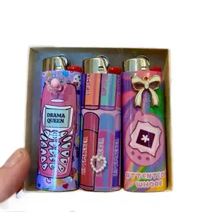 2000's Kid Lighter Set Pack of Three Novelty Nostalgic Lighters Featuring Drama Queen Design