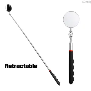 Foldable Flexible Inspection Mirror, 360 °   Rotating Universal Auto Check Mirror, Practical Car Repair Tool for Vehicle Chassis Inspection & Automotive Maintenance