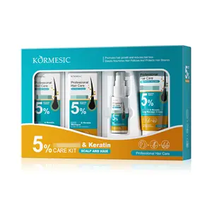KORMESIC 5% Minoxidil Hair Growth Set | Hair Serum / Shampoo / Conditioner / Scalp Massage Balm, Sold Separately or as a Kit. Activate Hair Follicles, Anti-Hair Loss, Repair Damaged Hair, Improve Hairline, Professional Hair Care Solution