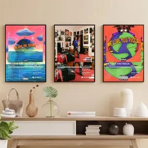 Lil Teccaa Album Cover Poster Bundle Set of 3, Rapper Posters, Hip Hop Poster, Album Cover  Wall Art