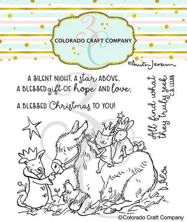 Colorado Craft Company - Clear Stamps - Anita Jeram - 3 Kings