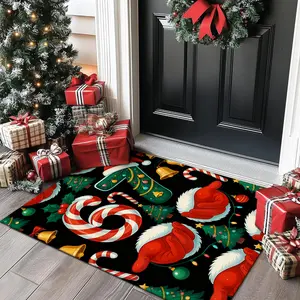 Christmas Number 67 Rug Mat, Soft Comfortable Durable Design, Perfect for Festive Home Decor & Daily Use, Enhance Your Holiday Atmosphere