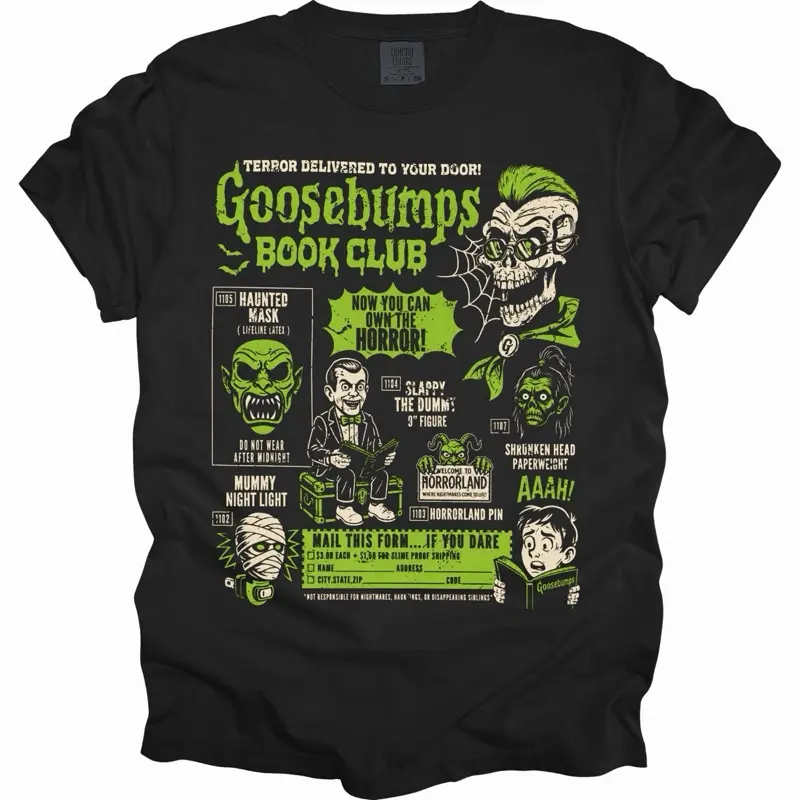 Comfort Colors Creepy Book Club Halloween Graphic Tee