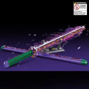 Demon Slayer Sword Building Block Set Dk1511, 789 Pieces Home Decoration, Kids Toy, Boy Birthday Gift, Unisex