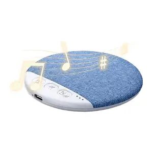 [SummerVibes] Ultra-Thin Bluetooth Pillow Speaker,Mini Portable Under Pillow Speaker With White Noise Timer Wireless Sleep Aid,Bone Conduction Sound Design For Side Sleepers,Private Stereo Sound For Adult&Kid,Blue/Pink/Blue Pro