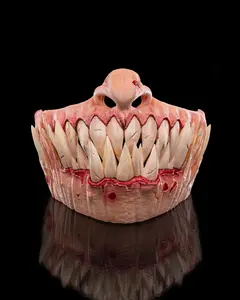 3DFabLabHTX presents -  Unleash Your Inner Beast!  3D Printed "Savage Smile" Mask - Fangs Included! jeepers creepers mask