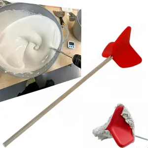 Easy Clean Silicone Drill Mixer Attachment, Non-Stick Mixing Accessory for Paint, Epoxy, Cement, Sealant, Resins, Quick and Clean Mixing