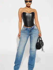 Sicily Straight Leg Jeans - Medium Wash