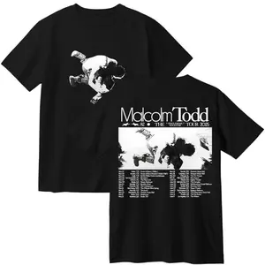 [ MUSIC TOUR TEE - TWO-SIDE ] Vintage Malcolm Todd 2025 Tour T-Shirt, Indie Music Fan Tee