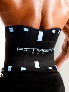 FITMENTEAM Gen III Gym Belt - Ultimate Lifting Support & Waist Training for Men - Advanced Core & Back Support, Breathable Adjustable Lumbar Support, Ergonomic Fit Design