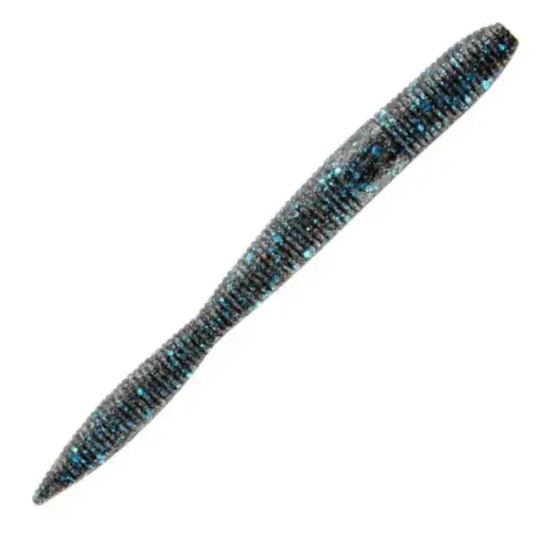 Z-MAN FattyZ 5in Black Blue Flake 6pk