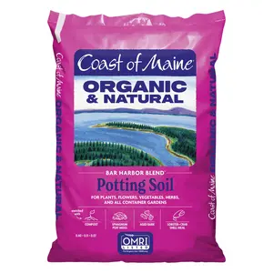 Coast of Maine Bar Harbor Blend Organic and Natural Potting Soil for Houseplants, Flowers, Vegetables, Herbs and Container Gardens