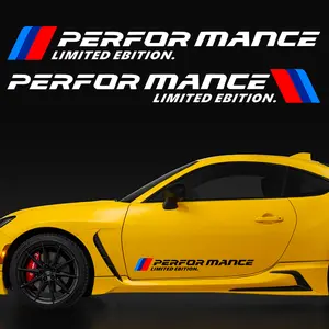 27.5x2.9 inch vinyl decal personalized car reflective sticker "Tricolor" door decal