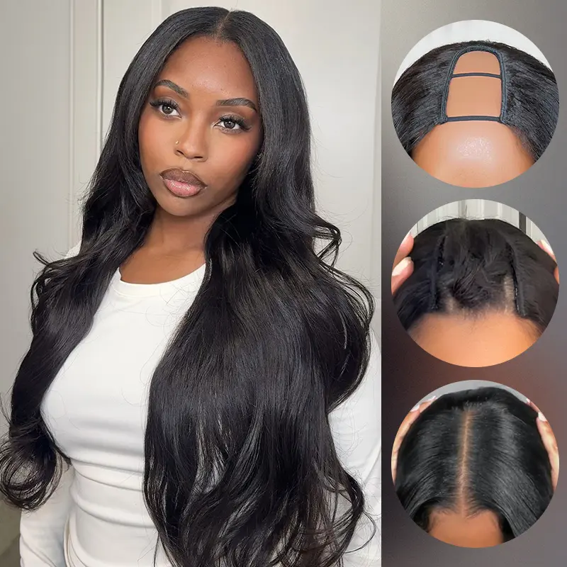 【Upgraded】ISEE HAIR Body Wave & Butterfly Cut Layer Human Hair U Part Wigs Real Scalp Beginner Friendly Natural Color For Women #ISEECrochetNewArrivals #SummerVibes