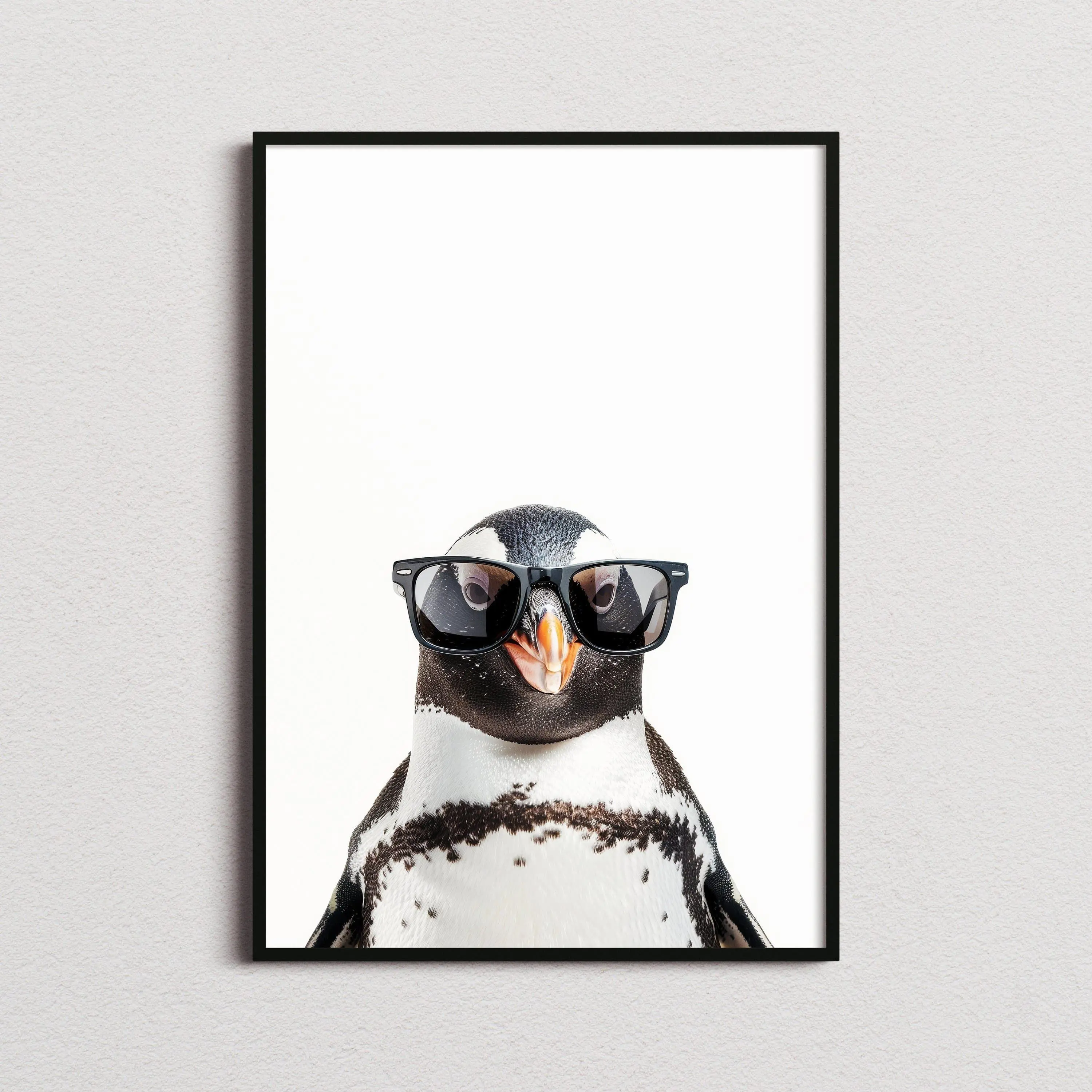 Penguin In Sunglasses Print, Penguin Print, Penguin Poster, Funny Penguin Print, Penguin Art, Kids Bedroom Art, Funny Animal Print