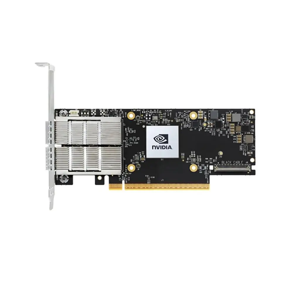 Nvidia MCX755106AC-HEAT ConnectX-7 2-Port 200G QSFP112 PCIe 5.0 x16 Adapter with Hardware Encryption