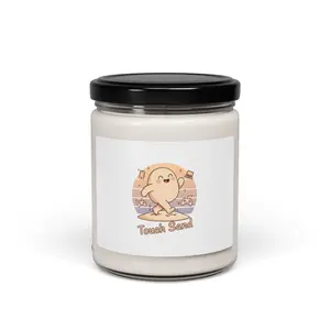 Touch Sand soy candle, 9oz | go outside reminder, gamer meme self-care