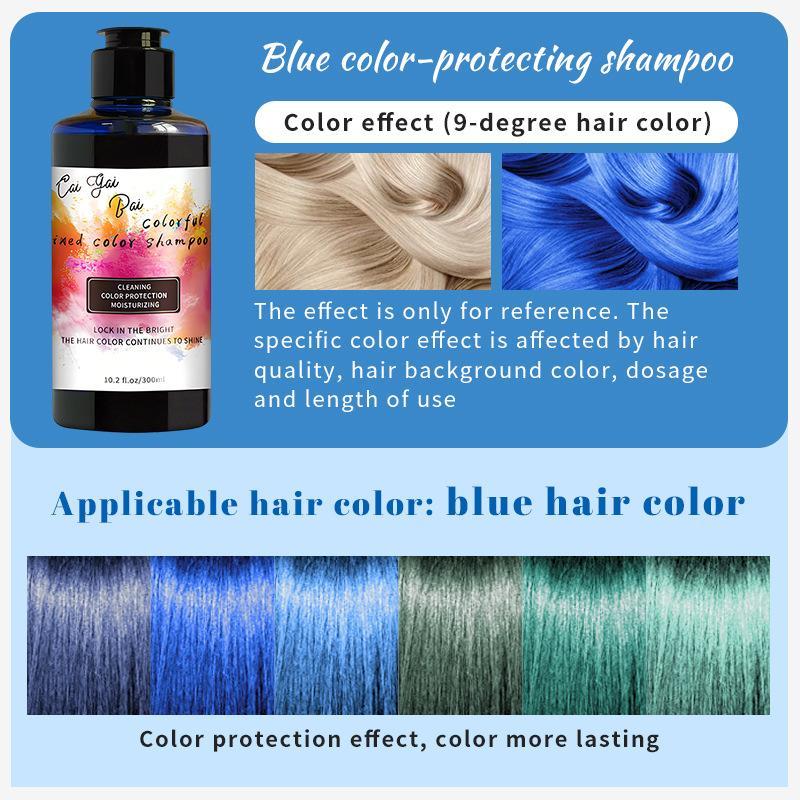 Hair Dye Shampoo Comb-Type Color-stabilizing Shampoo for Color Application Correction and Retention Special Repair Plant Extracts Hair care Cleansing Conditioner