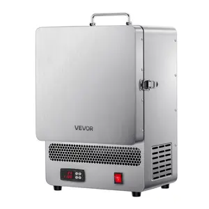 fathersdaygift VEVOR Tabletop Kiln Melter, 1500W Electric Kiln, 2192 Max Temperature, Stainless Steel, Programmable Gold Melting Furnace for Wax Casting, Clay DIY, Metal Tempering, Glazing on Pottery, Silver