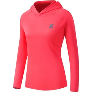 Women's UV Protection Hoodie Long T-Shirt Breathable & Quick-Dry,UPF50+,Stylish Fit for Outdoor Sports