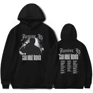 Singer Junior H Mania Sad Boyz Bootleg Hoodie, Cruisin' With Junior H Sweatshirt, Playeras $ad Boyz 4 Life Music Album Shirt, Corridos Tumbados Hip Hop Unisex T-shirt, Junior H Mania Tour 2024 Merch, Gift For Fan