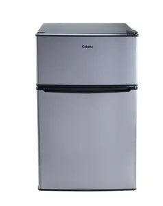 3.1 Cu Ft Mini Fridge with Freezer – Stainless Steel, Energy Star, Two-Door Compact Refrigerator