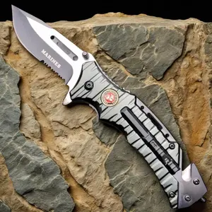 Classic 8.25" Chef's Knife USMC Handle High Carbon Steel Blade