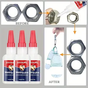 Strong Welding Adhesive Gel, Instant Dry Glue, 10 Seconds Cure Time, Multi-Purpose for Plastic Metal Wood Ceramic Glass