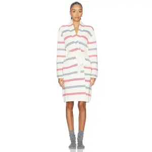 Barefoot Dreams CozyChic Ultra Lite Stripe Robe in Cream