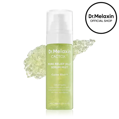 [Dr.Melaxin Official] CACTOX Pore Relief Jelly Serum Mist 80ml with Cactus Cooling & Dehydrated Pore Care