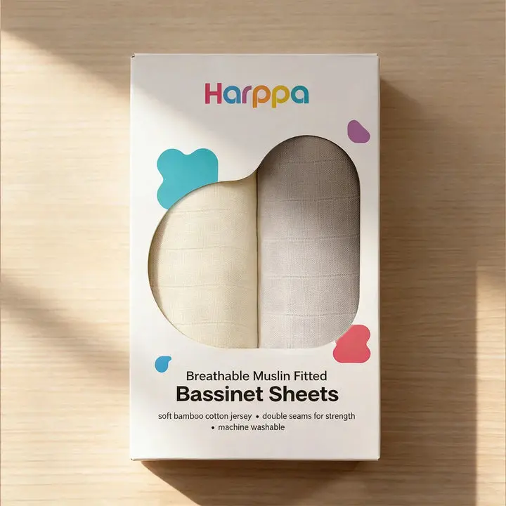 Bassinet Sheets 2 Pack
