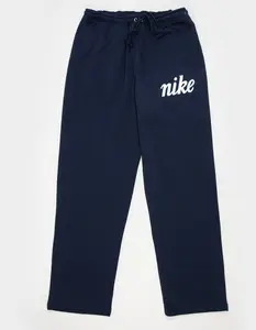 NIKE Club Mens Brushed Back Open Hem Sweatpants NIKE Club Mens Brushed Back Open Hem Sweatpants