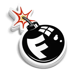 The Classic F-Bomb Sticker, Laptop Water Bottle Decal Sticker