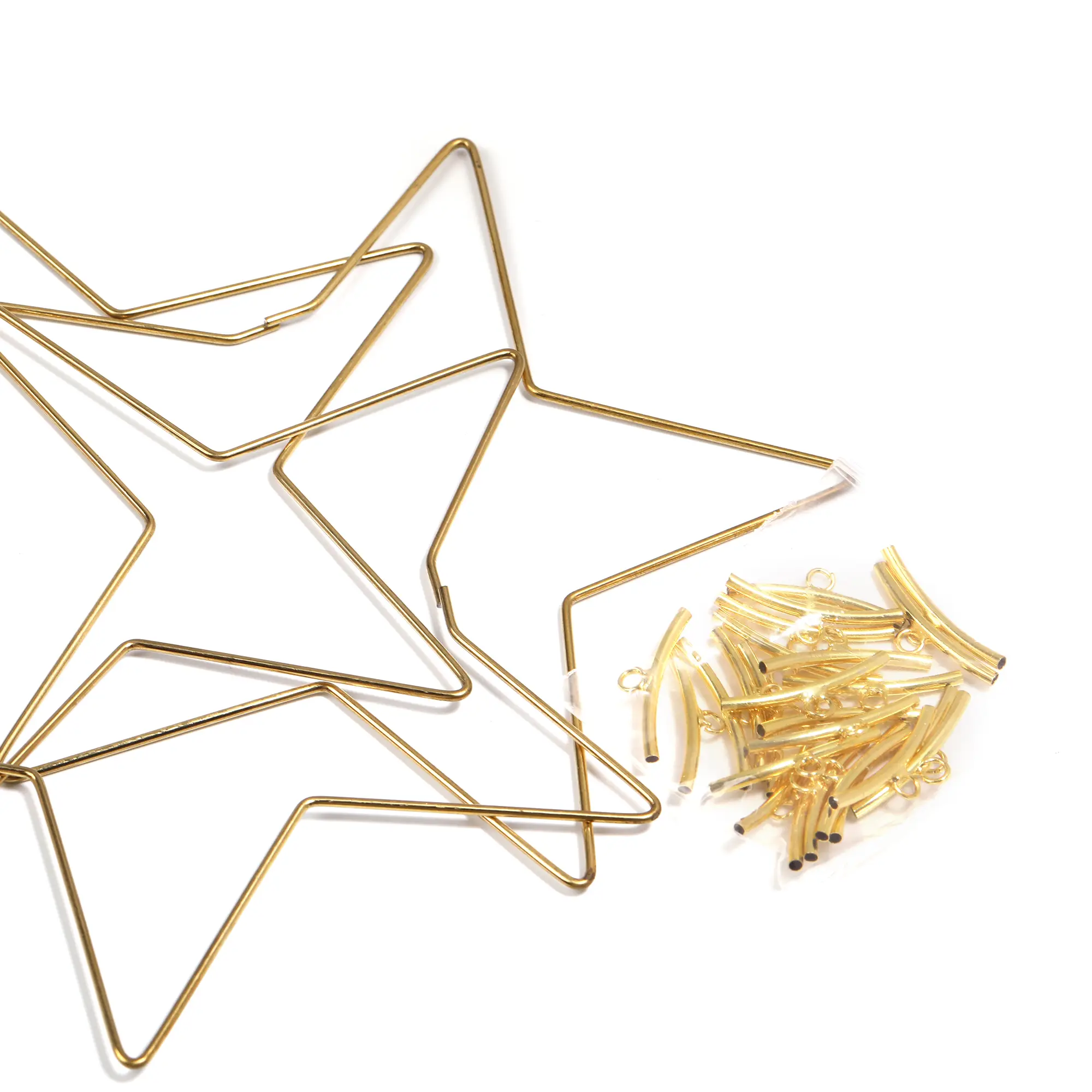 【B235】25pcs DIY Jewelry Accessories 100pc beads 1.5mm Wire Diameter Metal Opening Car Hanging Special-Shaped Ring