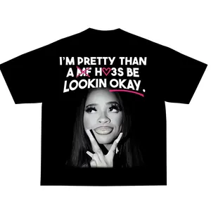 [100% cotton] minimalist "JT okay" black graphic T-SHIRT - simple text print casual comfortable t-shirt