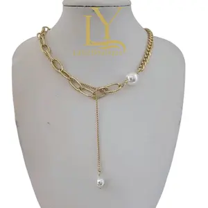 LaYaiBoutique #1278 Choker Joyería de Oro Laminado 14k ALTA CALIDAD with Star and Gemstone Pendant, Gold Finish, Elegant Design.