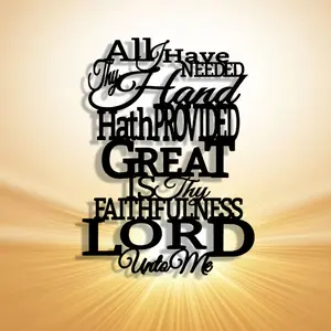 Elegant Calligraphy Inspirational Quote Metal Plaque, Vintage Metal Sign, Wall Art Craft, Office Decor, Home Living Room Bedroom Decoration, Christmas Gift